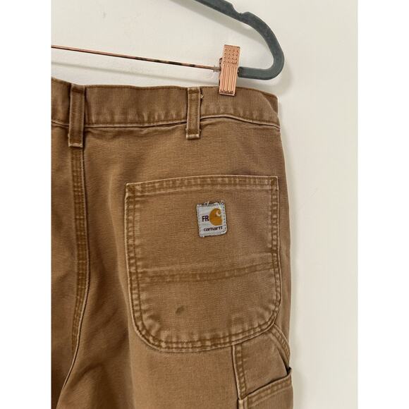 Carhartt Hrc2 FR Cargo Pants Brown Men's Size 34/32 Loose Fit Fire resistant - Picture 7 of 14